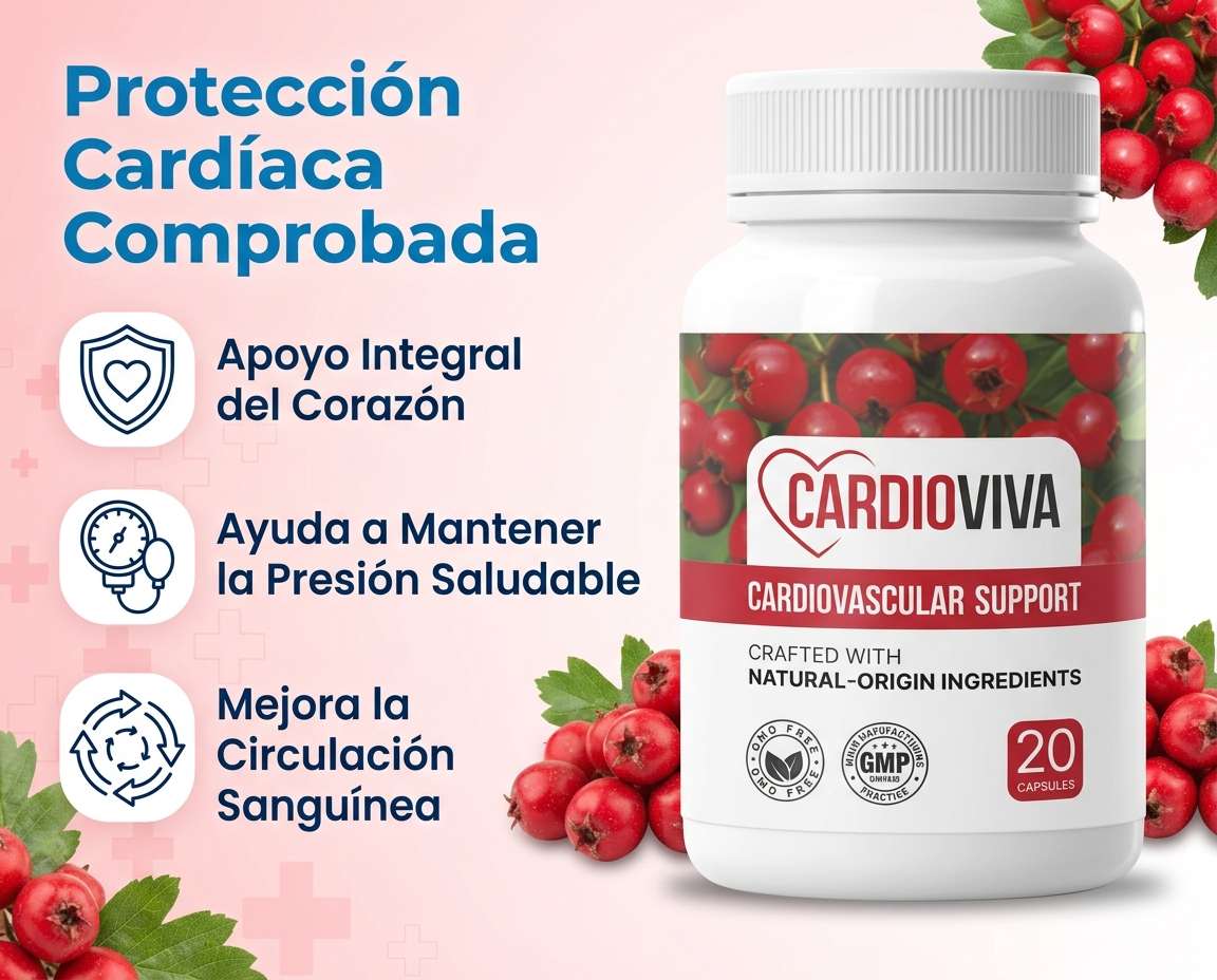 CardioViva cápsulas naturales presión arterial